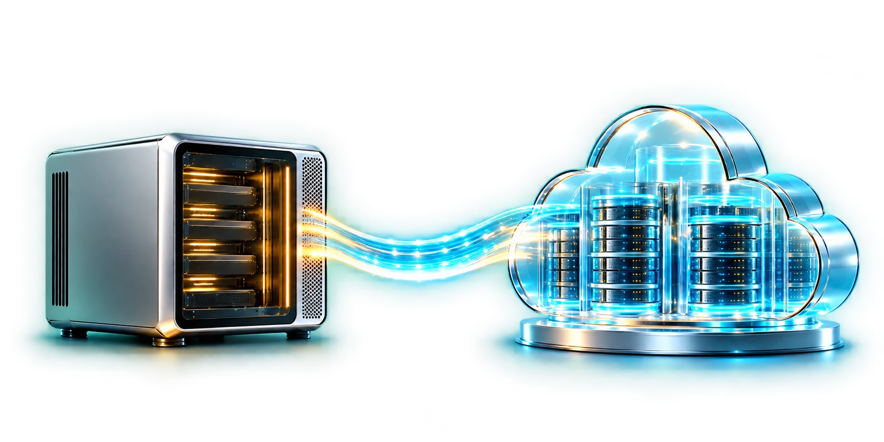 Connected local and cloud AI infrastructure